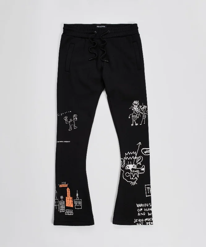 Basquiat World Famous Flare Pant - Black