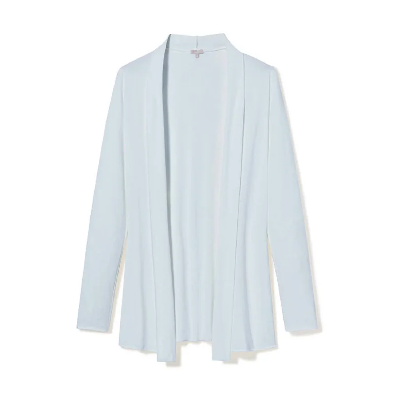 Amelia Knit Cardigan In Pale Blue