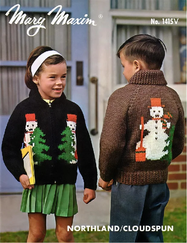 Snowman Cardigan Pattern