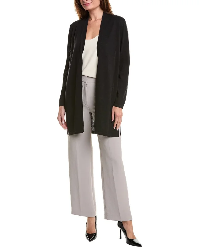 EILEEN FISHER Long Wool Cardigan