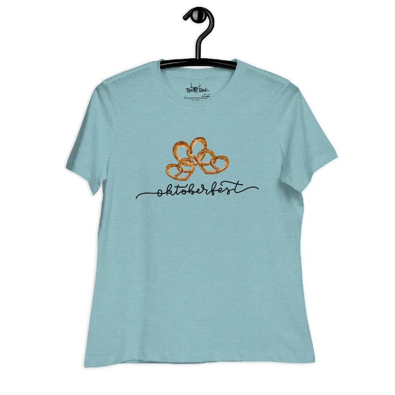 Oktoberfest & Pretzel Heart Women's T-Shirt