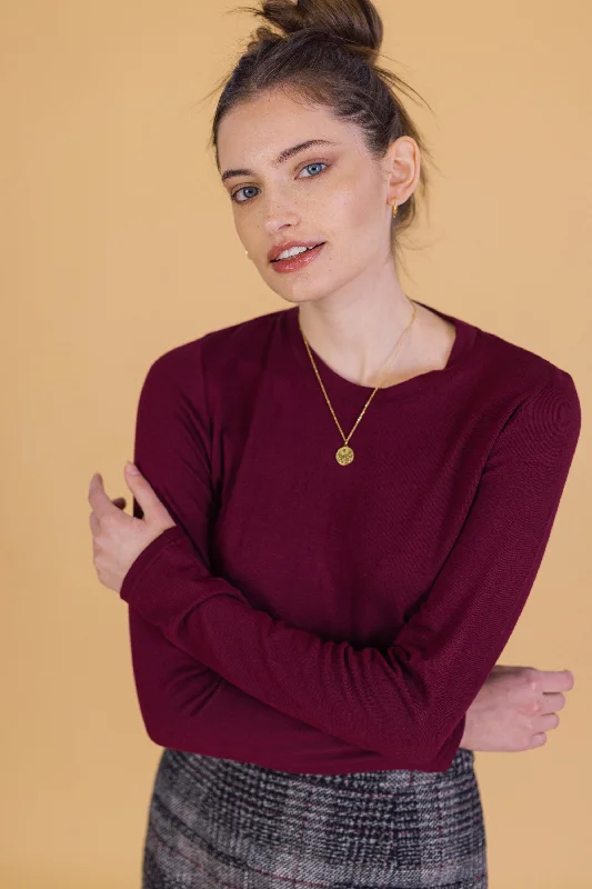 Top Marlena Burgundy