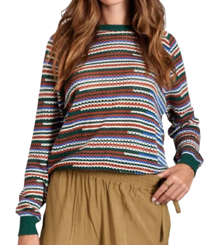 Bailey Jumper In Multi Stripe