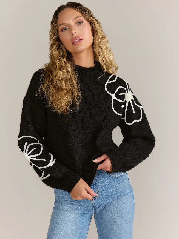 Gilli Floral Applique Pullover - Brands We Love