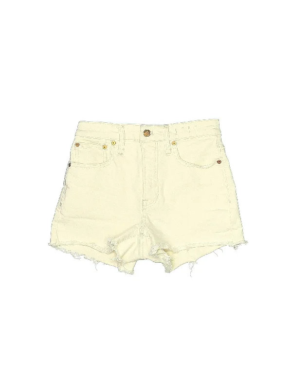 Mid-Rise Denim Shorts