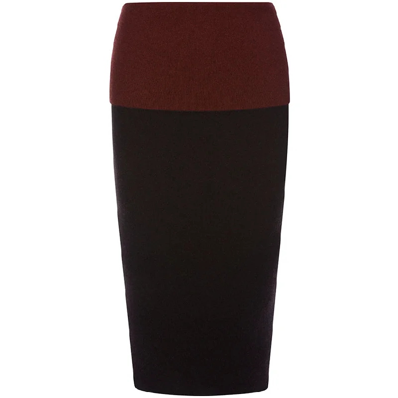 CASHMERE PENCIL SKIRT "AZZARA"