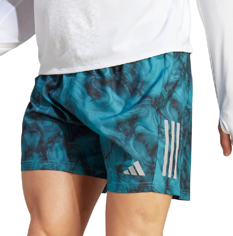 adidas Own The Run 7 Inch Mens Running Shorts - Blue