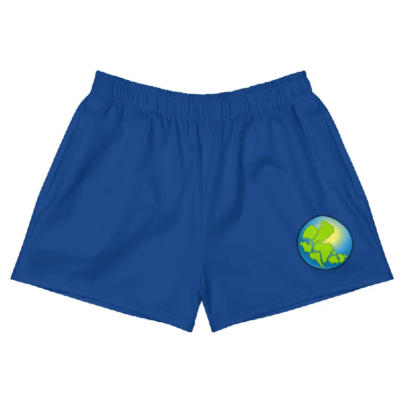 Made World Women's Athletic Short Shorts (Blue)