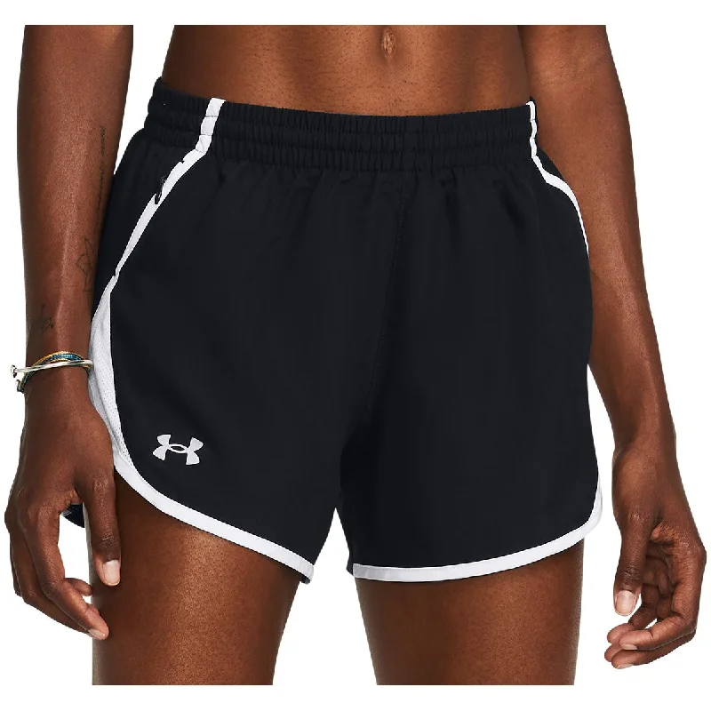 Under Armour Fly By 3 Inch Womens Running Shorts - Black