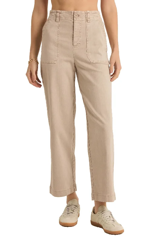 Bobbi Washed Pant Putty