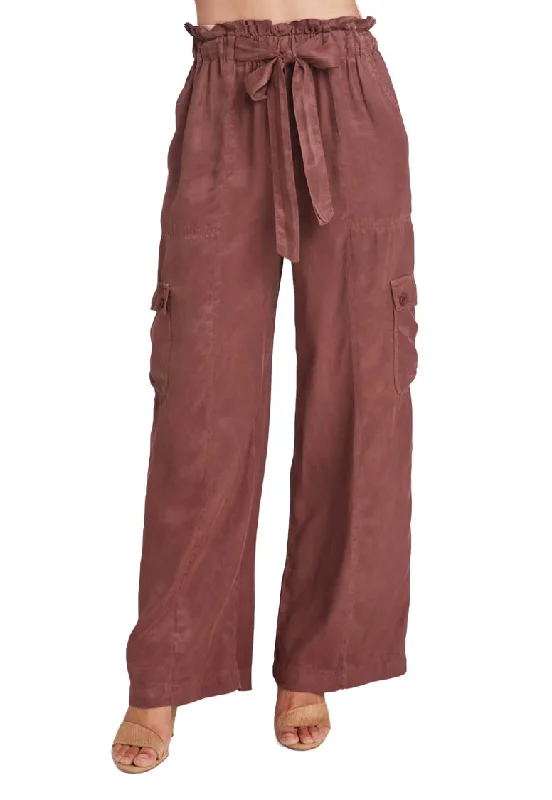 Echo High Waisted Seam Pant Paradise Brown