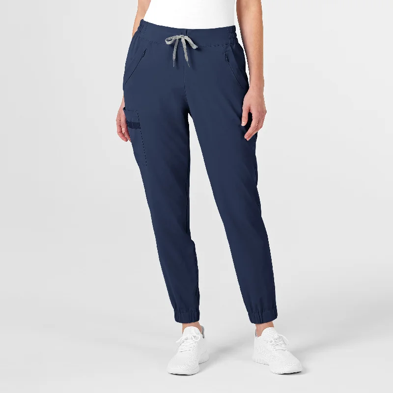 RENEW Women's Jogger Scrub Pant - Navy