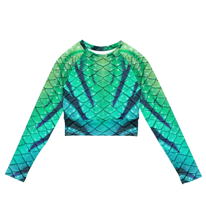 Way of Water Recycled Cropped Rash Guard